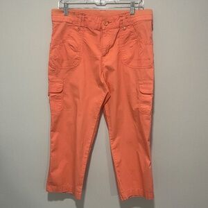Lee Relax fit, Coral, Capri, size 12 medium